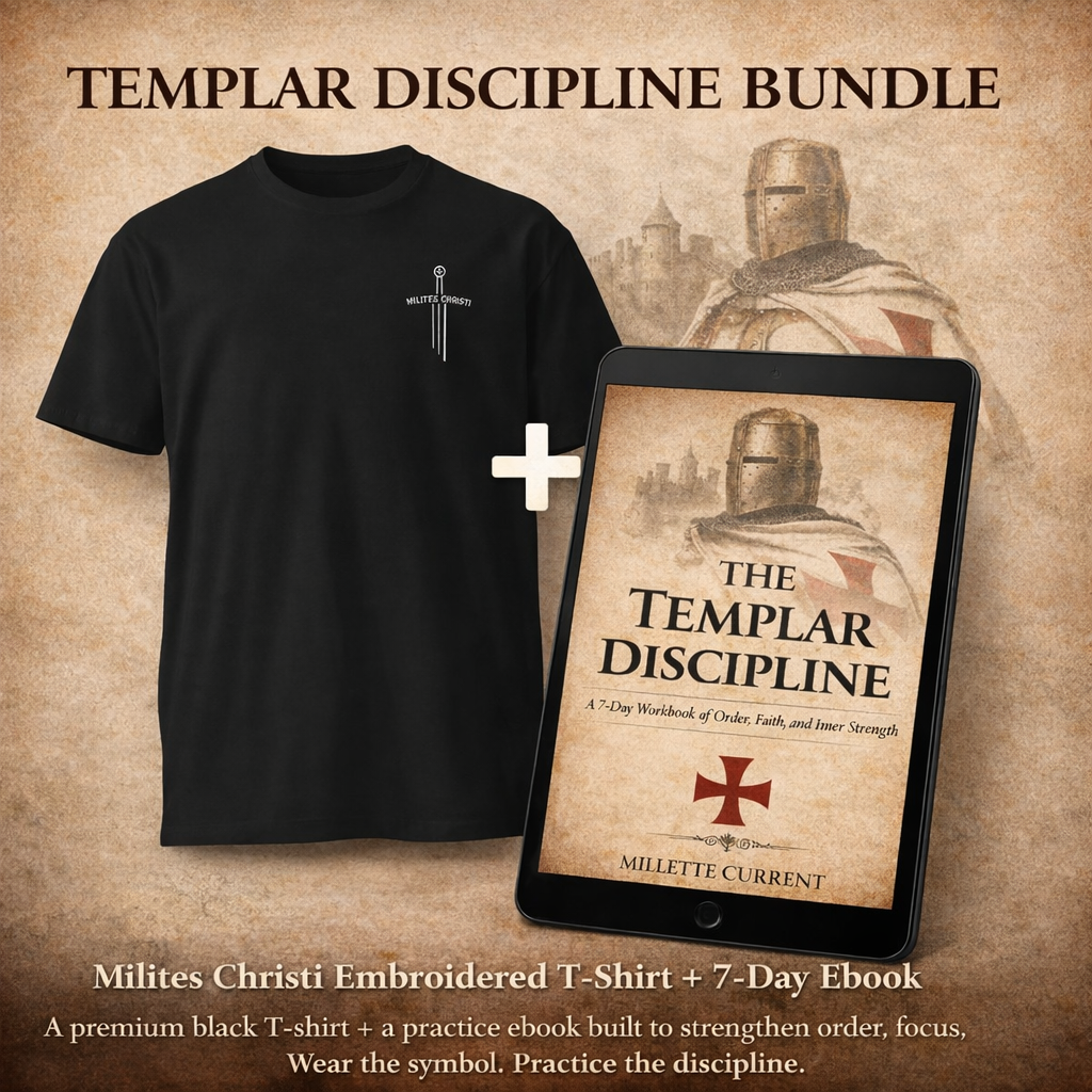 Templar Discipline Bundle: premium T-Shirt + 7-Day System