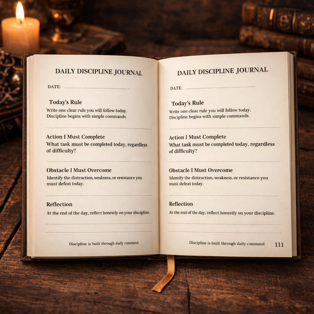Templar 7 Days Discipline Hardbook