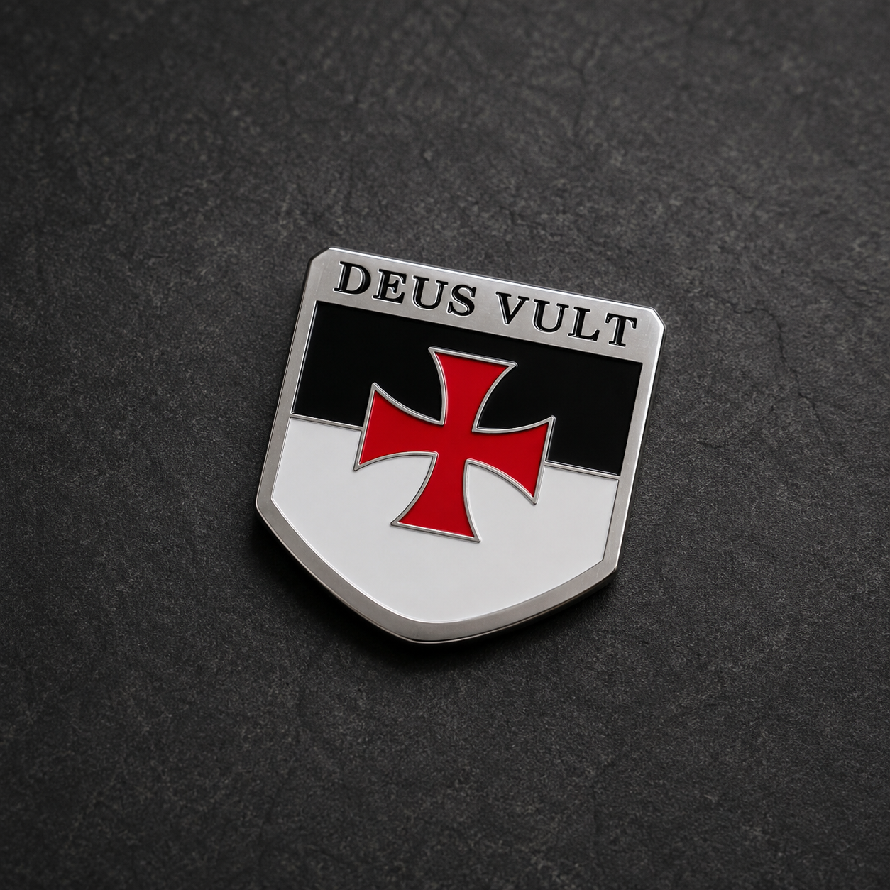 Knights Templar Aluminum Sticker Set – 5-Piece Collection