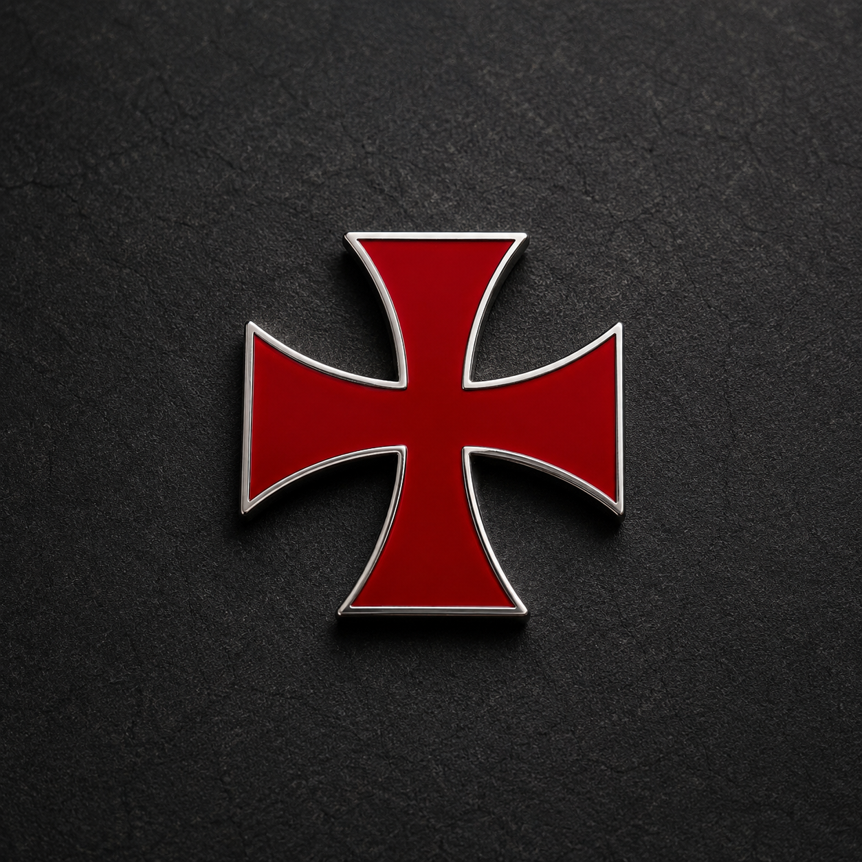 Knights Templar Aluminum Sticker Set – 5-Piece Collection